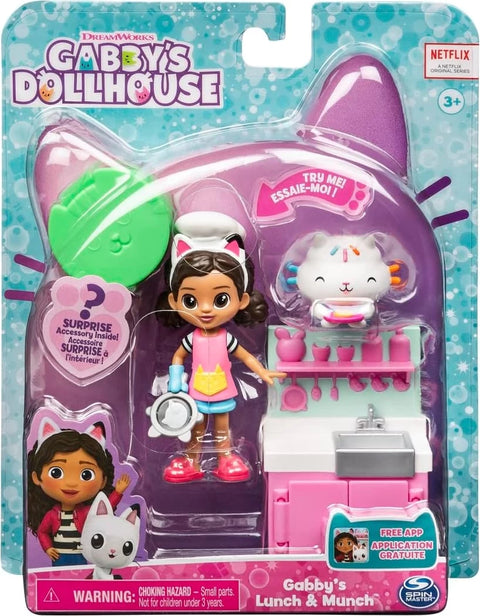 Gabby’s Dollhouse, Lunch and Munch Kitchen Set