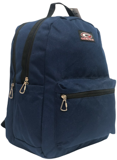 Genova Navy 2 Compartments Backpack 43cm