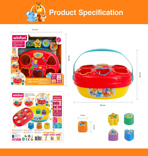 Winfun Giggle 'N Learn Electronic Shape Sorter