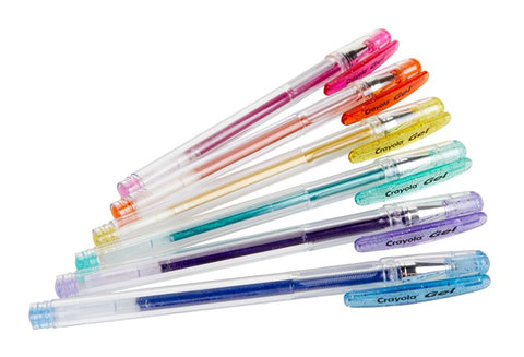 Glitter Colour Gel Pens (Pack of 6 Pens)