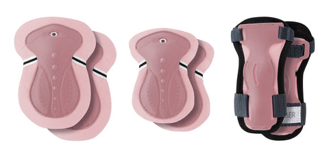 Globber Protective Junior Set Pastel Pink/Deep Pastel Pink XXS 3-7 Years