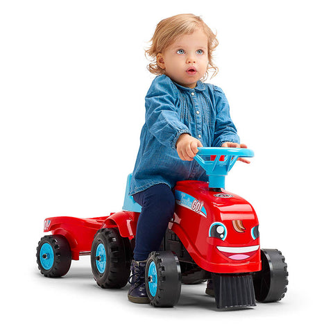 Go! Ride-On Tractor With Trailer, Red