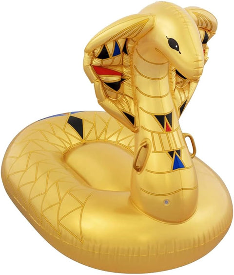 Float 'N Fashion Golden Cobra Ride-On Float 180x146cm