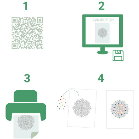 Loolipo Gommettes 3D Époxy Formes Geometriques, Stickers Geometric Forms