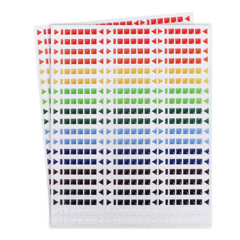 Loolipo Gommettes 3D Époxy Formes Geometriques, Stickers Geometric Forms