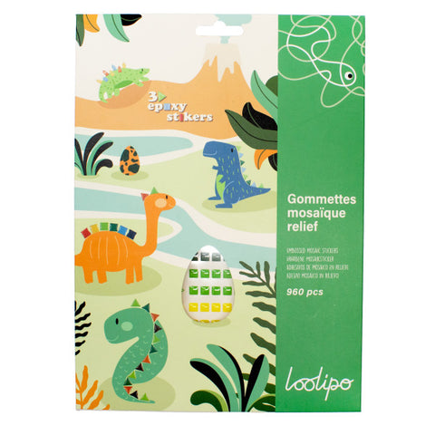 Loolipo Gommettes 3D Époxy Formes Geometriques, Stickers Geometric Forms