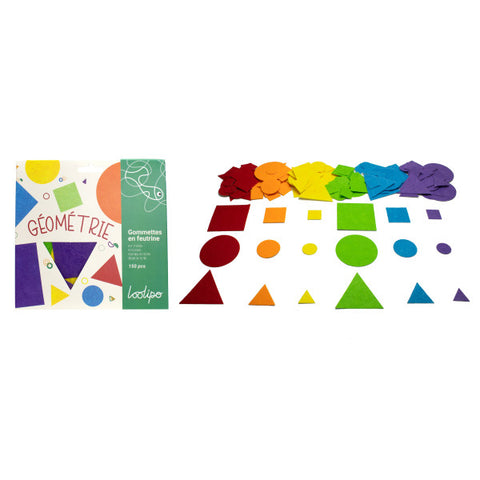 Loolipo Gommettes En Feutrine Formes Géométriques