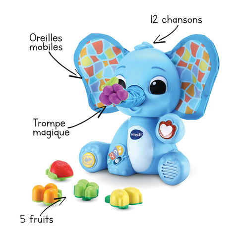 VTech Gontran, Mon Éléphant Gourmand, French