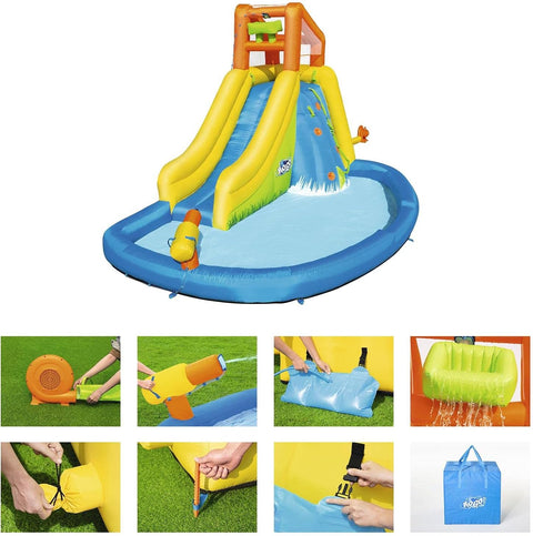 H2OGO!® Mount Splashmore Kids Inflatable Water Park 435x286x267cm