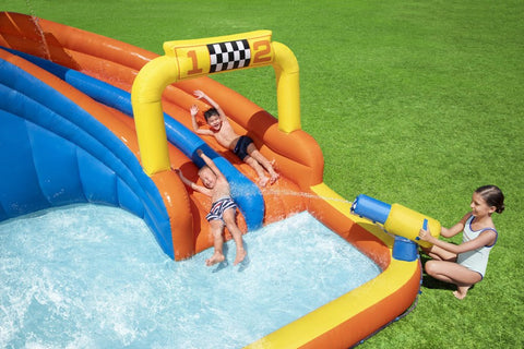 H2OGO!® Super Speedway™ Inflatable Mega Water Park 551x502x265cm