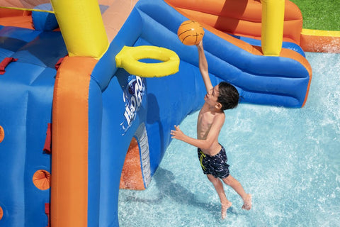 H2OGO!® Super Speedway™ Inflatable Mega Water Park 551x502x265cm