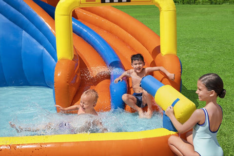 H2OGO!® Super Speedway™ Inflatable Mega Water Park 551x502x265cm