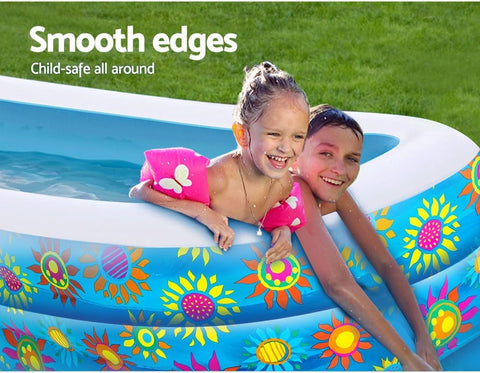 Happy Flora Inflatable Family Pool 305x183x56