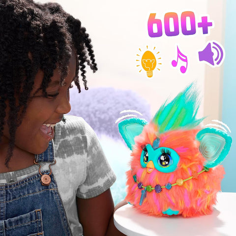 Hasbro Furby Coral Interactive Plush