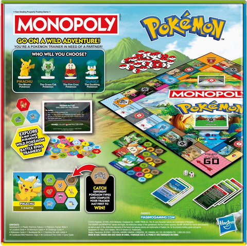 Monopoly Pokémon Edition Board Game