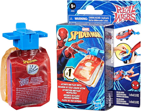 Hasbro Marvel Spider-Man Real Webs Ultimate Web Fluid Refill for The Ultimate Web Blaster Role-Play