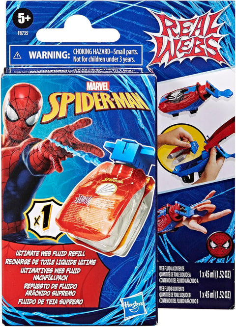 Hasbro Marvel Spider-Man Real Webs Ultimate Web Fluid Refill for The Ultimate Web Blaster Role-Play