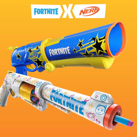 Hasbro Nerf Fortnite Frenz 4 Ever Blaster Dart Blaster