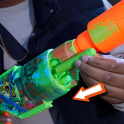 Hasbro Nerf Zombie Driller Dart Blaster 16 Nerf Elite Darts
