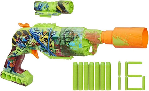 Hasbro Nerf Zombie Driller Dart Blaster 16 Nerf Elite Darts