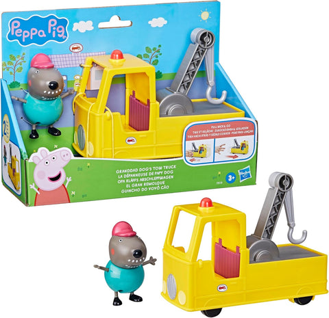 Hasbro Peppa Pig Toys Granddad Dog's Tow Truck Set with Figure