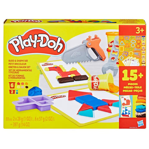 Hasbro Play-Doh Build & Shape Playset, 20 Pieces