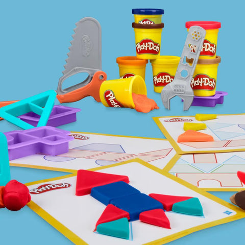 Hasbro Play-Doh Build & Shape Playset, 20 Pieces