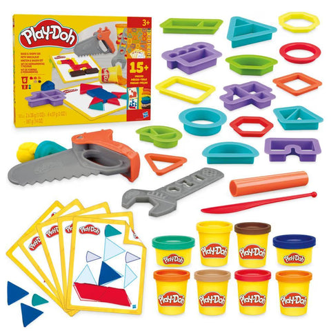 Hasbro Play-Doh Build & Shape Playset, 20 Pieces