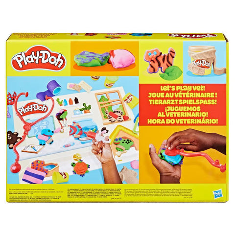 Hasbro Play-Doh Create & Care Vet Playset, 18 Pieces
