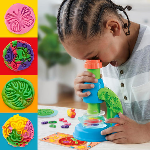 Hasbro Play-Doh Light & Look Microscope Playset