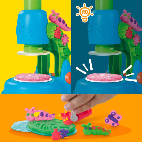 Hasbro Play-Doh Light & Look Microscope Playset