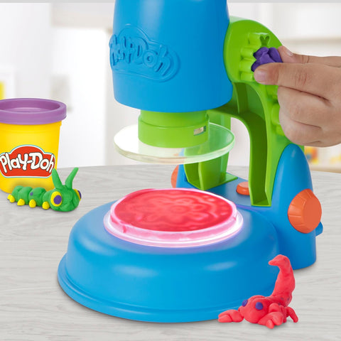 Hasbro Play-Doh Light & Look Microscope Playset