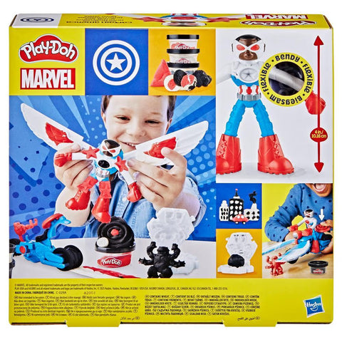 Hasbro Play-Doh Marvel Captain America Moto-Slicer Playset