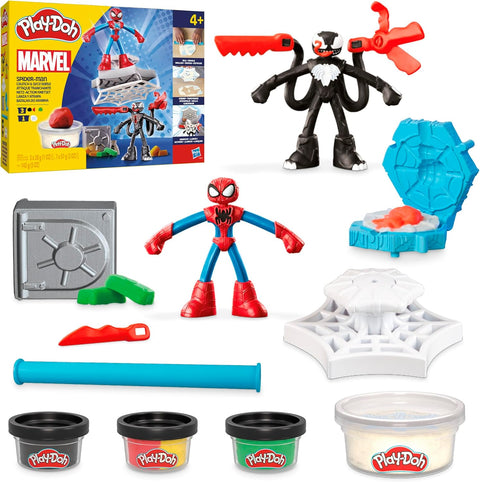 Hasbro Play-Doh Marvel Spider-Man Launch & Slice Battle Playset