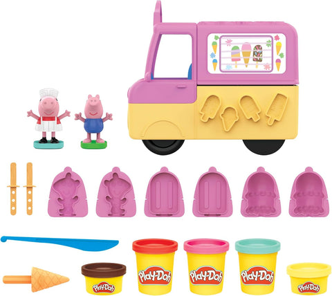 Hasbro Play-Doh Peppa's Ice Cream Playset with Ice Cream Truck