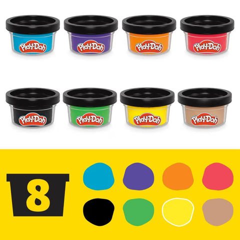 Hasbro Play-Doh Teenage Mutant Ninja Turtles Cowabunga Creations Bendy 4 Inch Action Figures Set