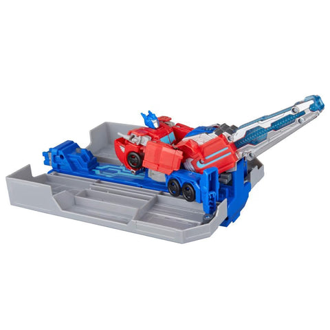 Hasbro Transformers EarthSpark Optimus Prime Battle Trailer Playset