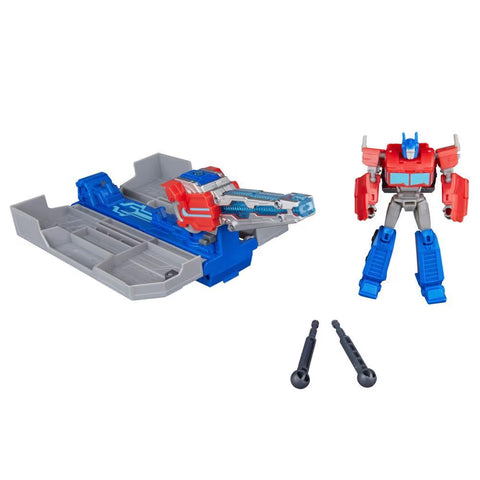 Hasbro Transformers EarthSpark Optimus Prime Battle Trailer Playset