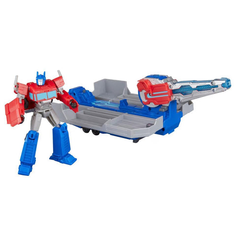 Hasbro Transformers EarthSpark Optimus Prime Battle Trailer Playset
