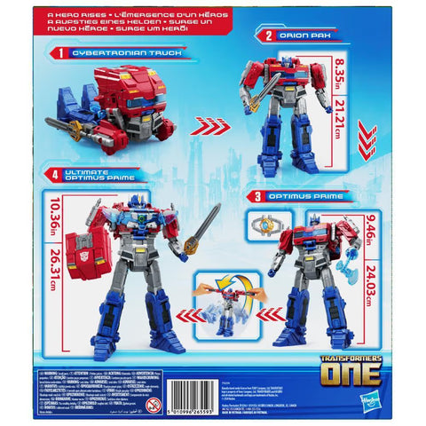 Hasbro Transformers One Power Flip Optimus Prime (Orion Pax) Action Figure 10-inch