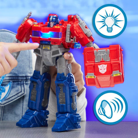 Hasbro Transformers One Power Flip Optimus Prime (Orion Pax) Action Figure 10-inch