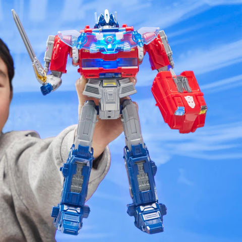 Hasbro Transformers One Power Flip Optimus Prime (Orion Pax) Action Figure 10-inch