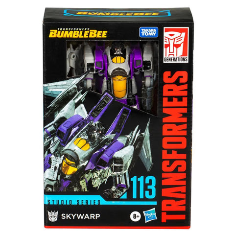 Hasbro Transformers Studio Series Voyager Transformers: Bumblebee 113 Skywarp Action Figure 6.5-inches