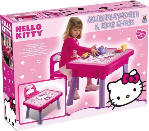 Hello Kitty Multiplay Table + Kids Chair