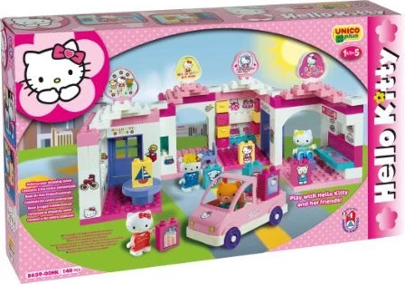 Hello Kitty's Shopping Center, Unico Plus, 140 Pieces