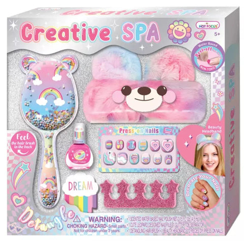 Hot Focus Creative SPA Rainbow Vanity Essentials Set