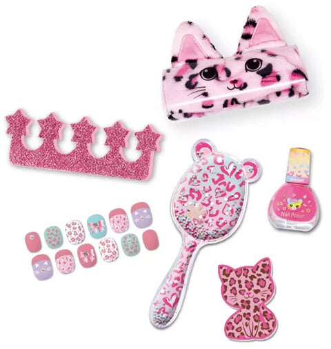 Hot Focus Creative Spa Leopard Vanity Essentials Set