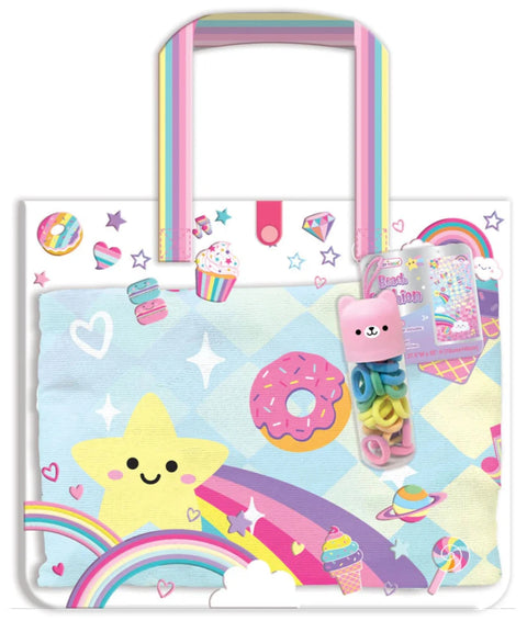 Hot Focus Beach Fashion Bag, Rainbow