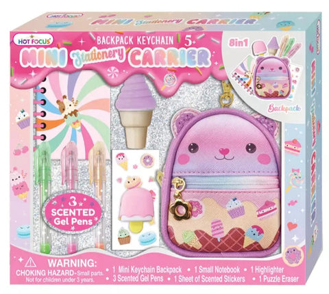 Hot Focus Mini Stationery Carrier Sweets Writing Fun Set