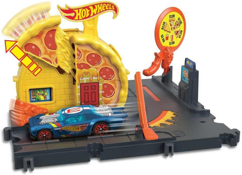 Hot Wheels City Speedy Pizza Pick-Up Track Set